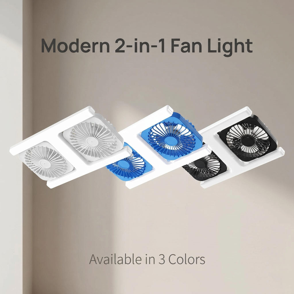 Moderni LED stropni ventilator sa svjetlom 2 u 1 - s daljinskim upravljačem ❄️💡🌀🏠