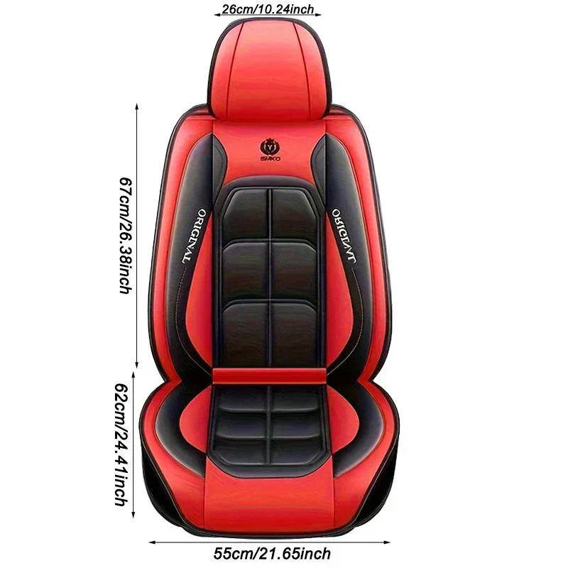 🔥Najbolja ponuda 2026. 🔥Navlake za prednja sjedala od vrhunske kože - univerzalna veličina za sve limuzine, SUV-ove i kombije