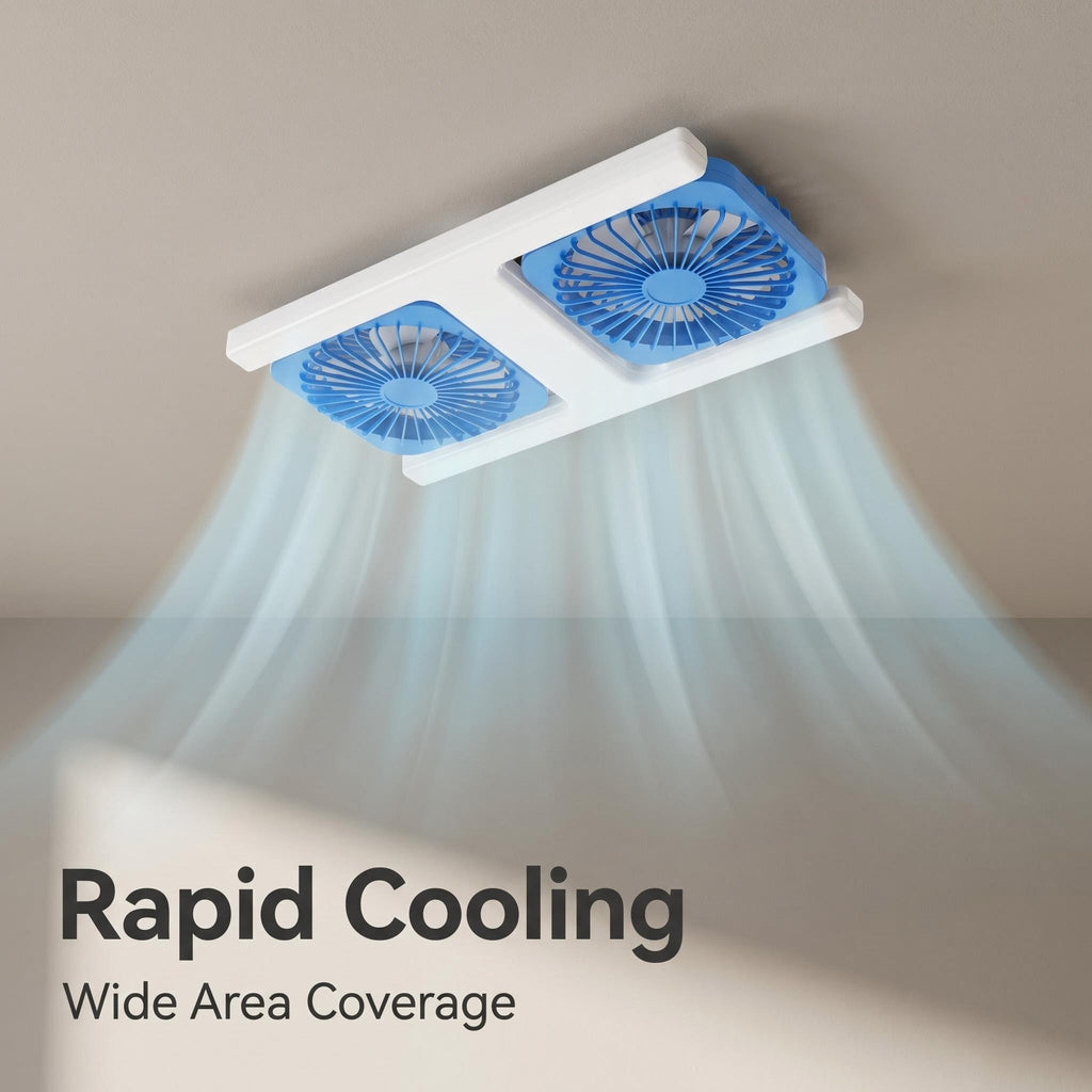 Moderni LED stropni ventilator sa svjetlom 2 u 1 - s daljinskim upravljačem ❄️💡🌀🏠