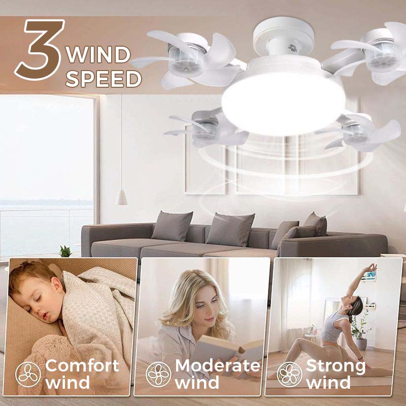 🌀 50% popusta💥Stropni ventilator s LED lampom i daljinskim upravljačem